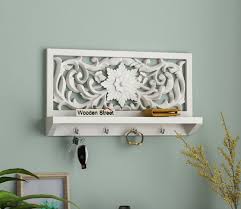 Wall Shelf With Key Holder