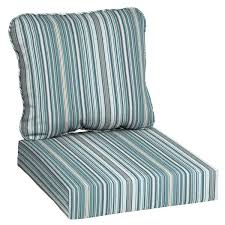 Hampton Bay 24 In X 22 In Charleston Stripe Deep Seating Outdoor Lounge Chair Cushion