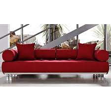 Modern Red Fabric Sofa By Zuri Carrera