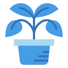 Plant Generic Blue Icon
