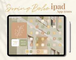 Spring Boho Ipad App Icons Aesthetic