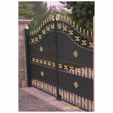 Black Paint Coated Mild Steel Gate