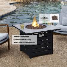 Auto Ignition Propane Fire Pit Table