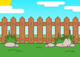 Free Vector Cartoon Picket Fence