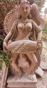 Stone Garden Sculpture Dancing Apsara