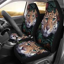 Amazing Leopard Print Car Seat Covers
