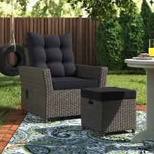 Asti Recliner Patio Chair With Cushions