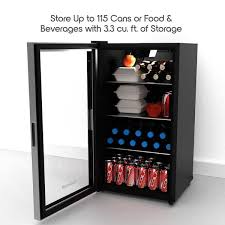 Ionchill 8988 115 Can Mini Fridge Compact Beverage Standard Door Refrigerator
