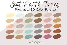 Soft Earth Tones Procreate Color
