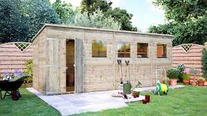 Tongue And Groove Pent Sheds Project