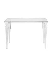 Christelle Clear Acrylic Glass Writing Desk