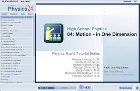 Motion In One Dimension Kinematics In
