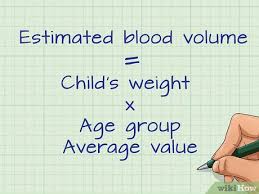4 Ways To Calculate Blood Volume Wikihow