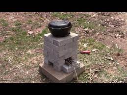 Diy Brick Rocket Stove Cooking