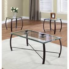 Rectangle Glass Coffee Table Set Sdt202