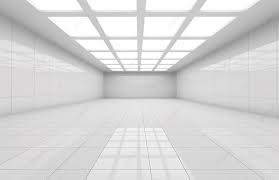 3d Rendering Of An Empty White Room