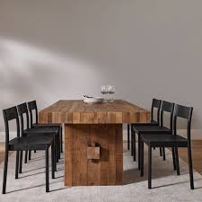 Reclaimed Wood Rectangle Dining Table