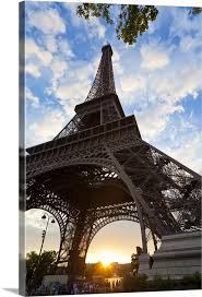 Eiffel Tower At Sunset Paris France