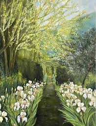 Irises Painting By Kinga Legg Saatchi Art