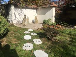 Engraved Stepping Stones Earth Fire