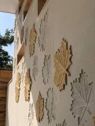 Glass 3d Maple Leaf Wall Design At Rs