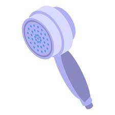 Pipe Shower Head Icon Isometric Vector
