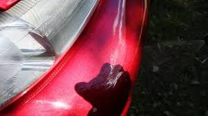 Wax Polish The Of A Red Car