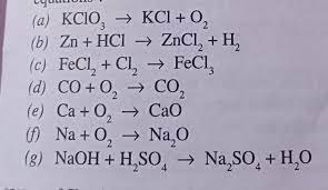 Write Word Equation For The Following