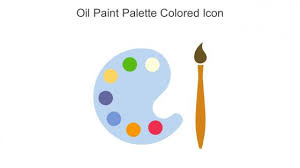 Paint Palette Icon Powerpoint