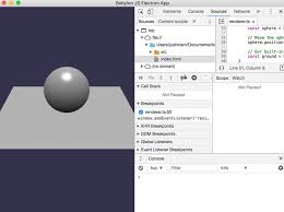 electron and babylonjs using typescript