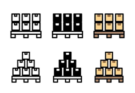 Pallet Icon Vector Art Icons And