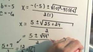 Solving Quadratic Equations Examples