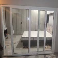 Grey 3 Track Upvc Sliding Glass Door