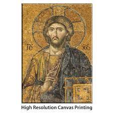 Byzantine Art Mosaic Christ Icon