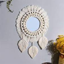 Wall Mirror Macrame Mirror Hanging Mirror