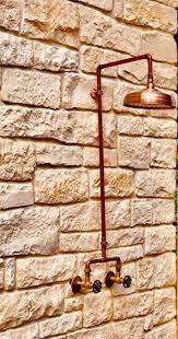 Exposed Copper Shower Valve With Brass