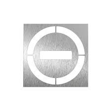 Name Plate Pictogram Stainless Steel