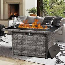 Vakollia Propane Fire Pit Table 44 Inch