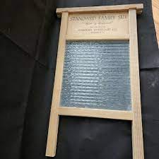 Vintage Glass Ina Washboard Co