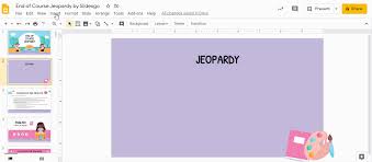 How To Create A Jeopardy Game In Google