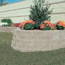 Legacy Stone Deco 6 In X 16 In X 10 In Tan Concrete Retaining Wall Block 45 Pieces 30 2 Sq Ft Pallet