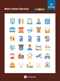 Best Hotel Service Icon Pack 30 Free