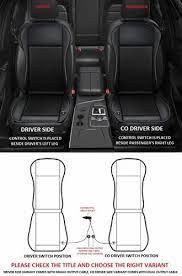 Black Car Ventilated Seat Cushion Cover