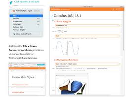 Wolfram Alpha Notebook Edition