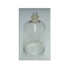Glass Bell Jar Open Top With Stopper At