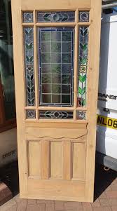 Stunning Nine Panel Stained Glass Door