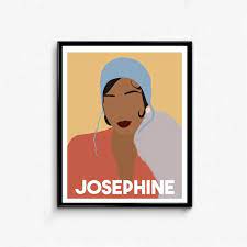 Josephine Baker Feminist Icon Portrait