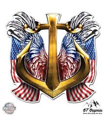 Us Navy Anchor Military Pride American