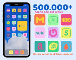 App Icons Pop Colors Vibrant Color Pop