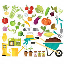 Veggie Garden Icon Set Png Cliparts On